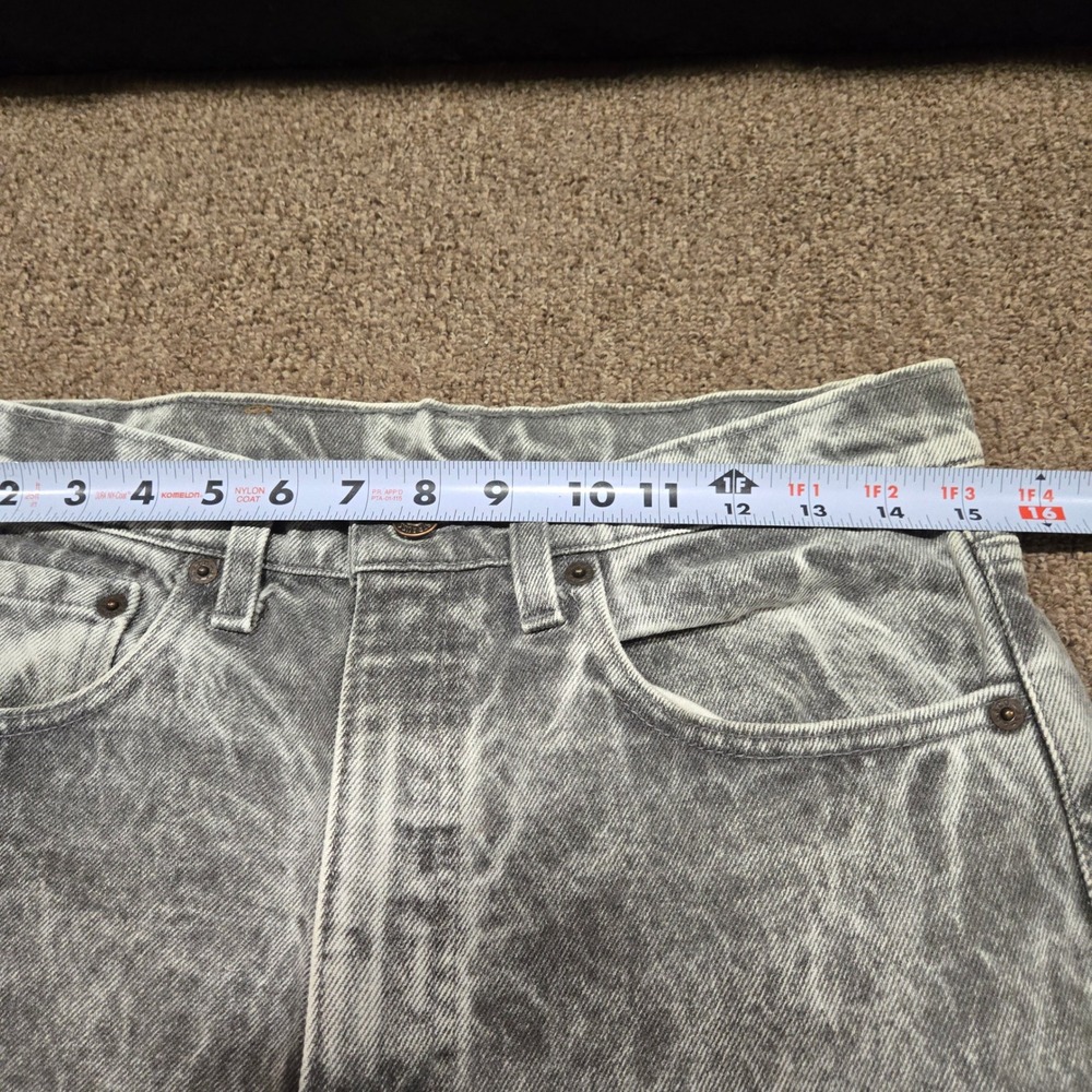 Vintage Levi's 505 Jeans Mens 32x34 Gray Acid Wash Made in USA 80s Faded - Picture 3 of 9